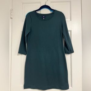 GAP GREEN LONG SLEEVED DRESS GUC